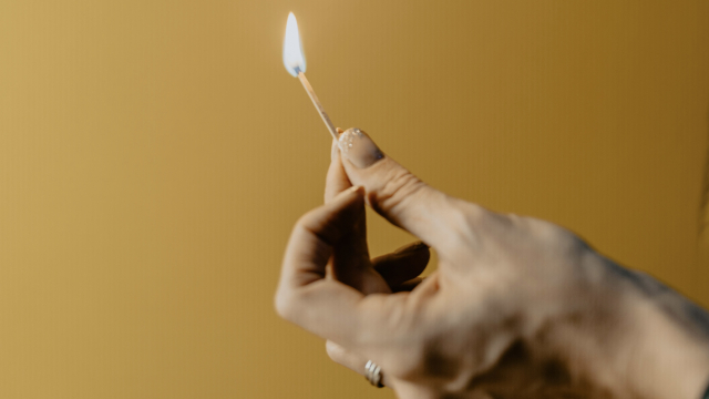 match_lit_hand_unsplash