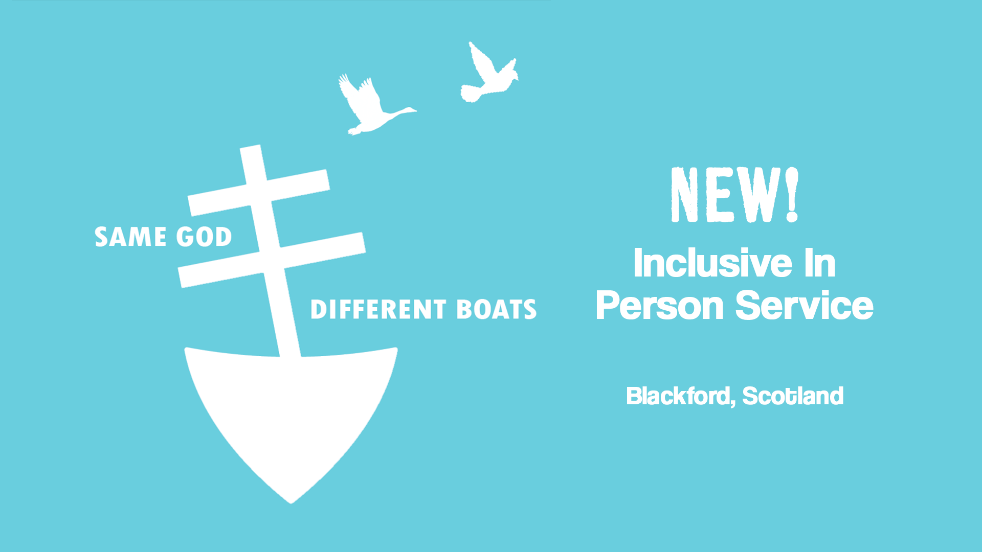 Same God Different Boats - Inclusive Service